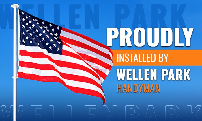 Flag installation Wellen Park